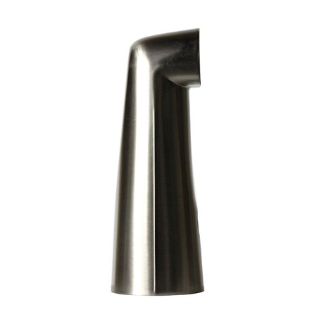 Thrifco Plumbing 7 Inch Plain Spout 1/2 Inch Satin Nickel 4405773